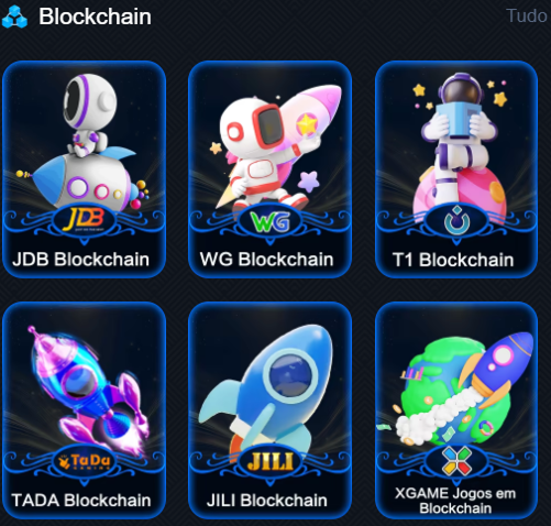 Blockchain da 70bet incluindo JDB Blockchain, WG Blockchain, T1 Blockchain, TADA Blockchain, JILI Blockchain e XGame.